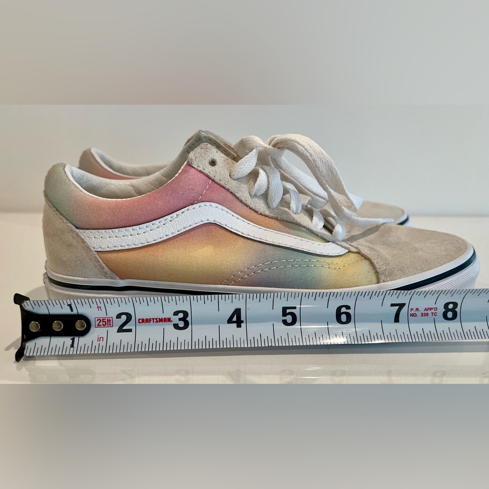 Vans Aura Shift Rainbow Gradient Sneakers Size 5.5 Women’s Girls - Picture 8 of 11